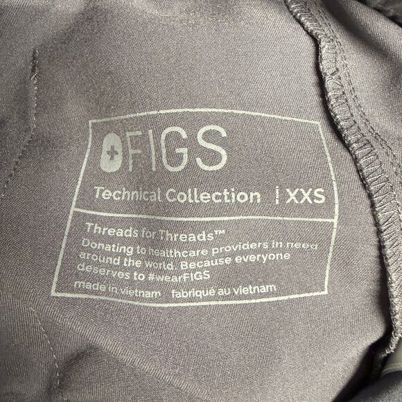 Figs Size XXS Lesage Jogger Scrub Pants Medical Career Performance Charcoal Gray - Picture 3 of 11